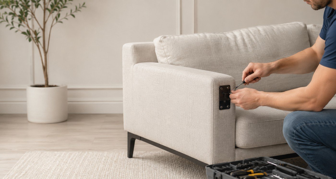 modern sofa repair